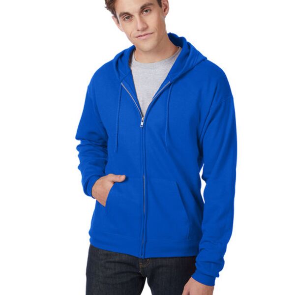 Adult EcoSmart® Full-Zip Hooded Sweatshirt Thumbnail